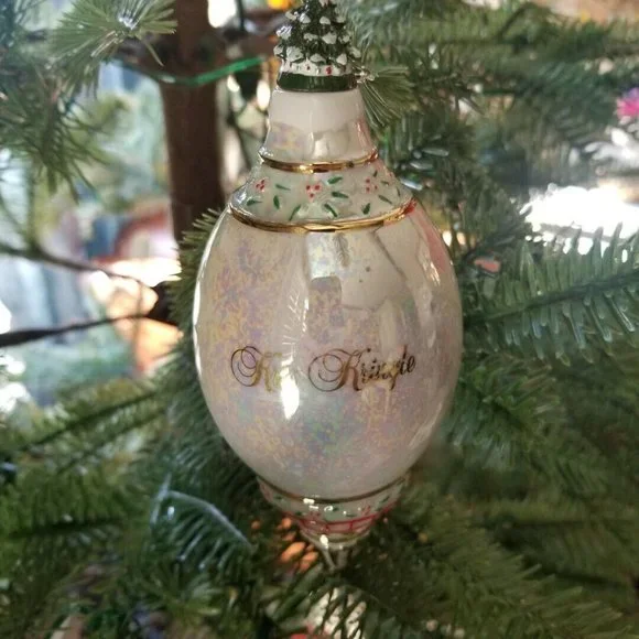 2000 Bradford Exchange Santa Millennial Porcelain Santa Ornament Collection #1 - Picture 9 of 13